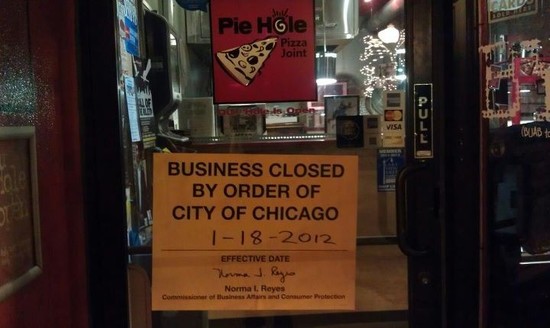 Boystown's Pie Hole Pizza Joint closed by city