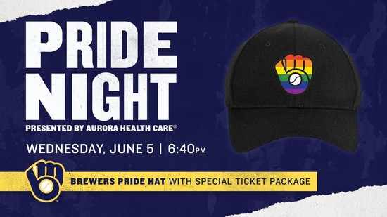 Brewers gay pride hat